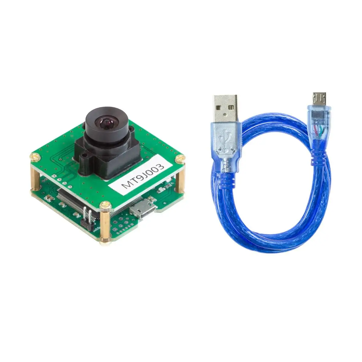 Arducam 10MP USB Camera Evaluation Kit - CMOS MT9J003 1/2.3-Inch Color Camera Module with USB2 Camera Shield (Rev.E)