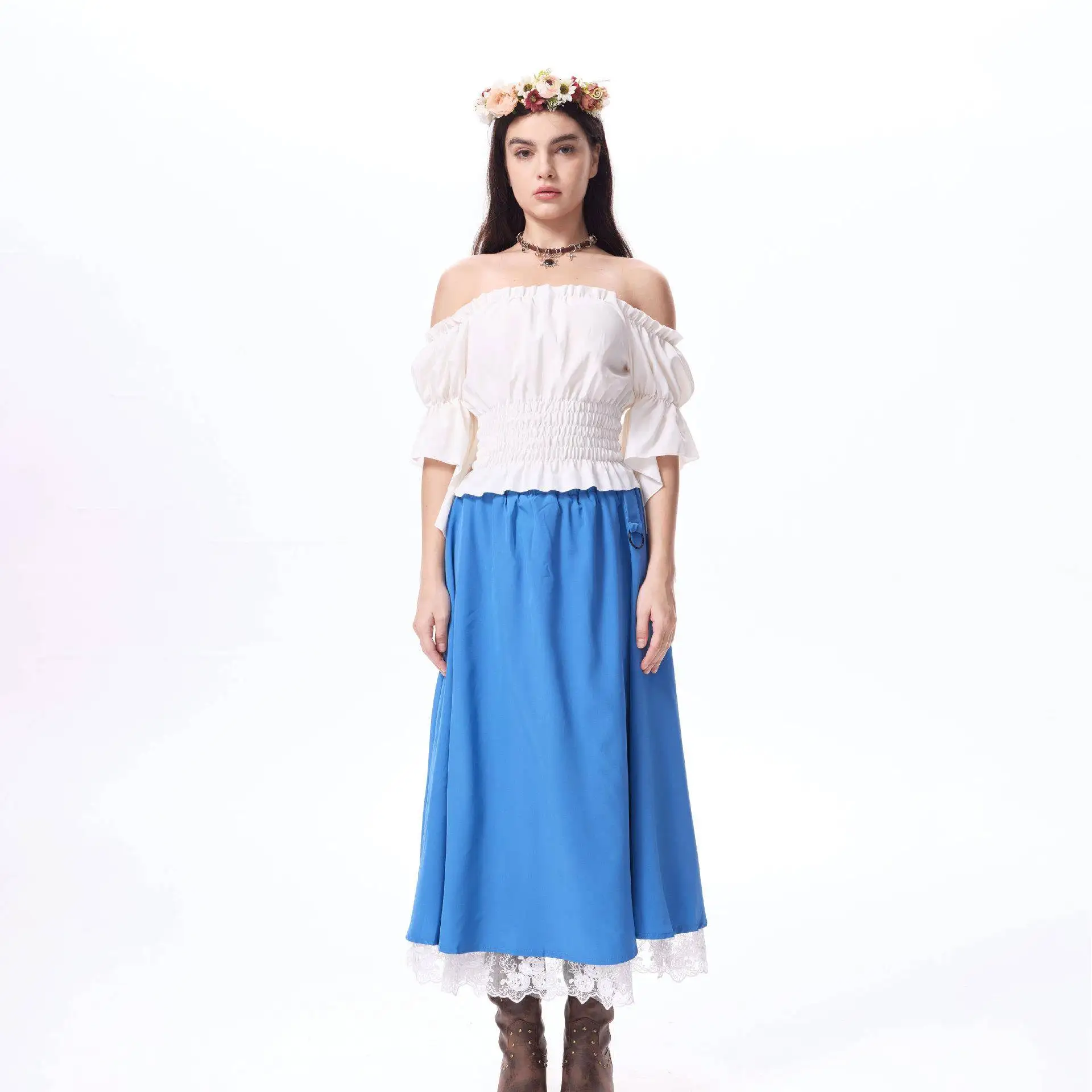 

Renaissance Style plus Size Women's Skirt Half-length Vintage Artistic New Arrival for Cross-border E-commerce