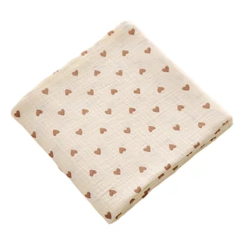 100X100cm Baby Receive Blanket for Newborn Cotton Muslin Swaddle Blanket Bedding Infant…