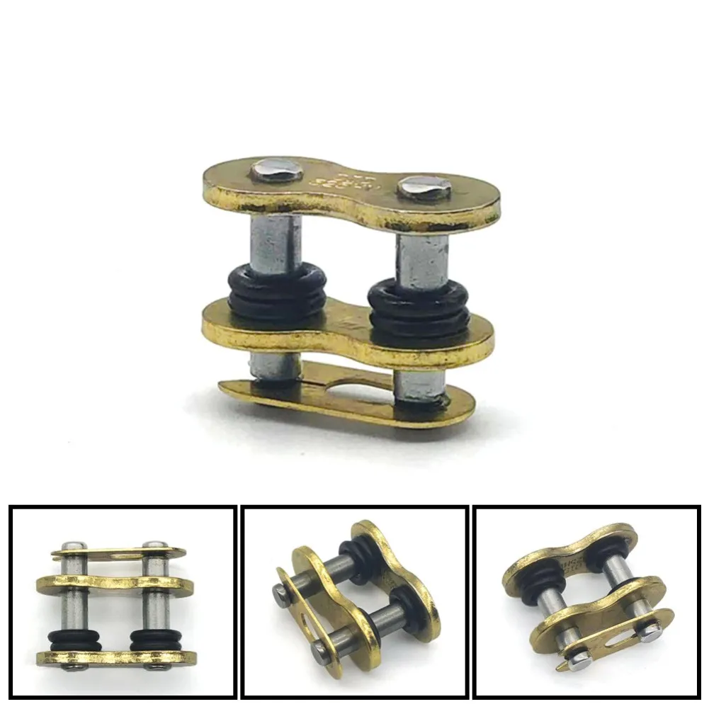 

Набор из 4 мастер-звеньев цепи с уплотнением для цепей 428 520 525 530, подходящих для ремонта и обслуживания цепей мотоцикла