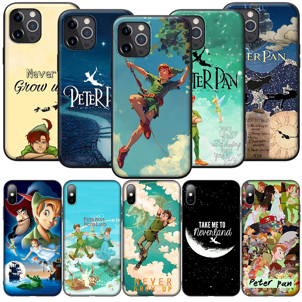 Cartoon Peter Pan New High-End Soft Case for Samsung Galaxy A15 S10E S9 S8 S7 Note 20 10 9 8 Plus Lite