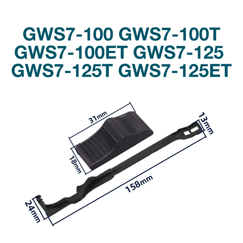 Switch Pusher Puller for Bosch GWS7-100 T ET GWS7-125 T ET Angle Grinder Switch Pusher Puller Anchor Replacement