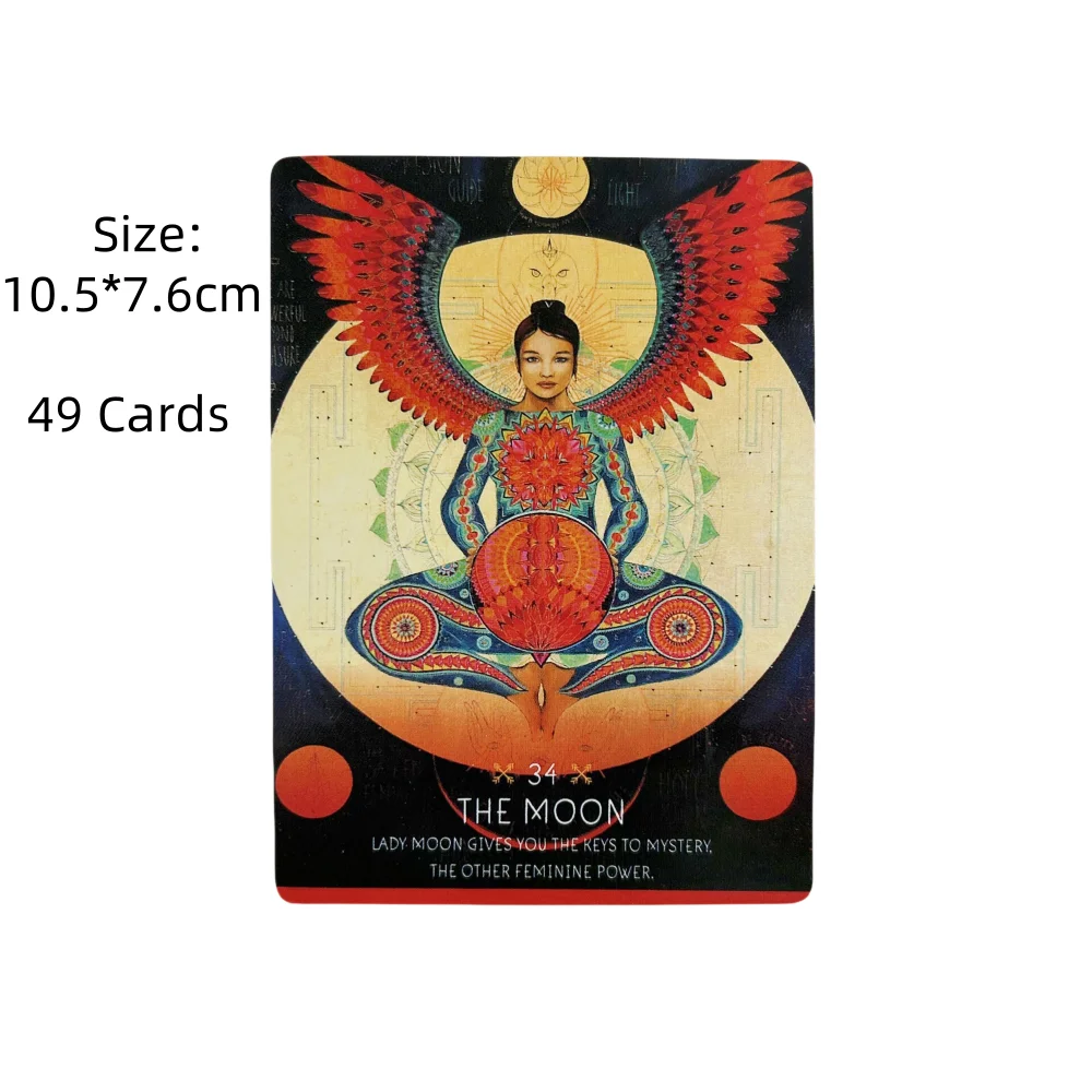 The Medicine Woman Oracle Cards Game Fortune-telling Tarot Divination Edition Creativity Messages Board Deck