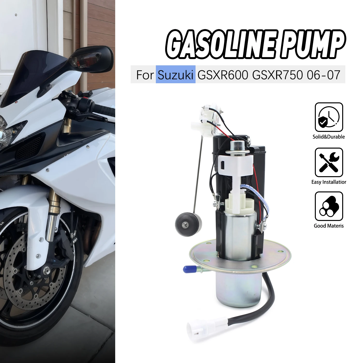 

For Suzuki GSXR600 2006 2007 GSXR750 1510001H00 Motorcycle Fuel Pump Assembly