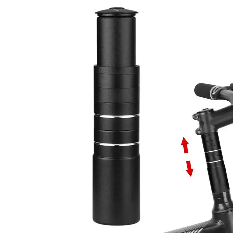 Cycle Stem Extender 28.6mm Adjustable Aluminum Alloy Ride Fork Stem Raiser Extender Head Up Raiser Neck Extender For Mountain