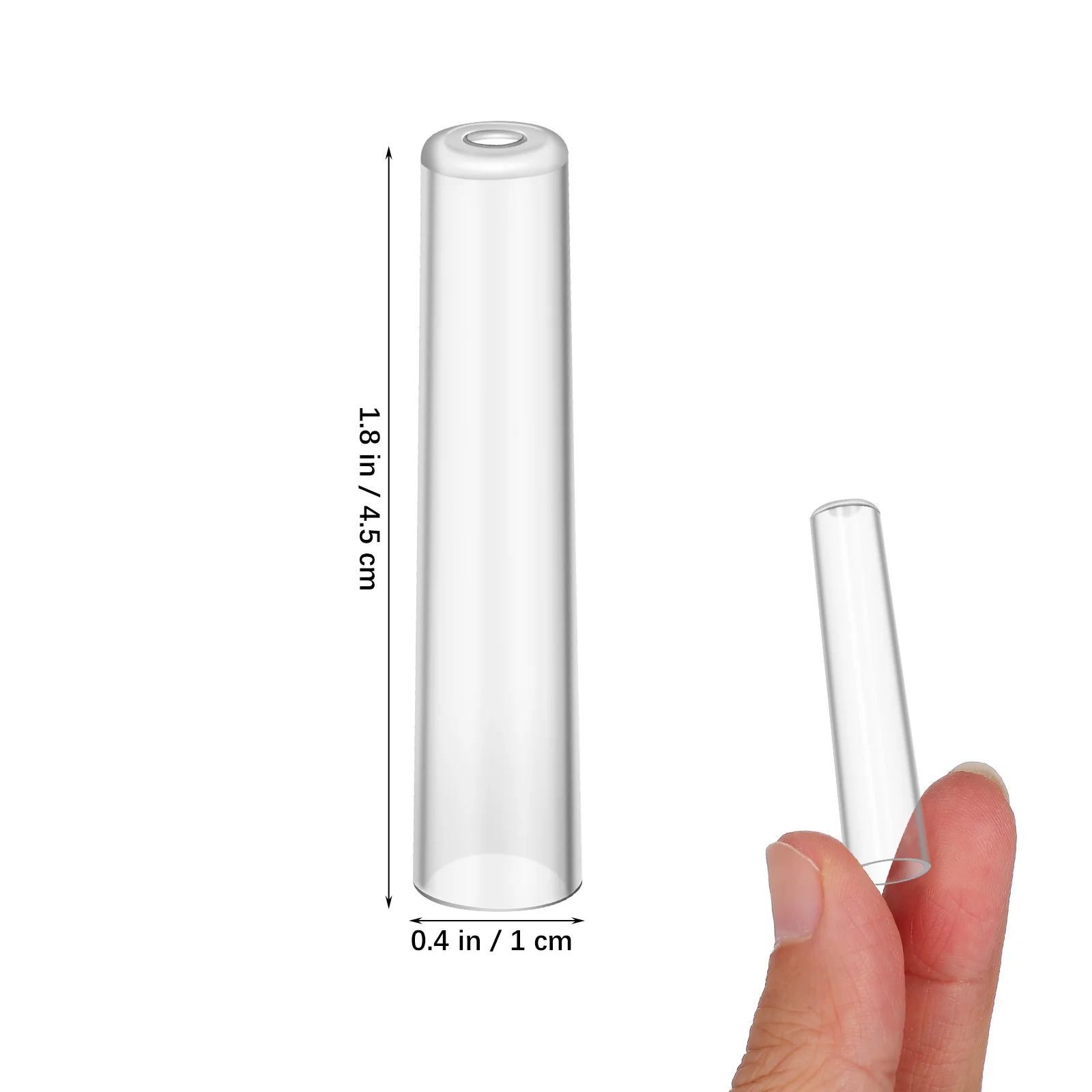 10 قطع من أغطية موسع القلم الرصاص واقيات طرف بلاستيكية شفافة لأقلام الرصاص الخشبية الملونة وحامل اللوازم المكتبية المدرسية للطلاب