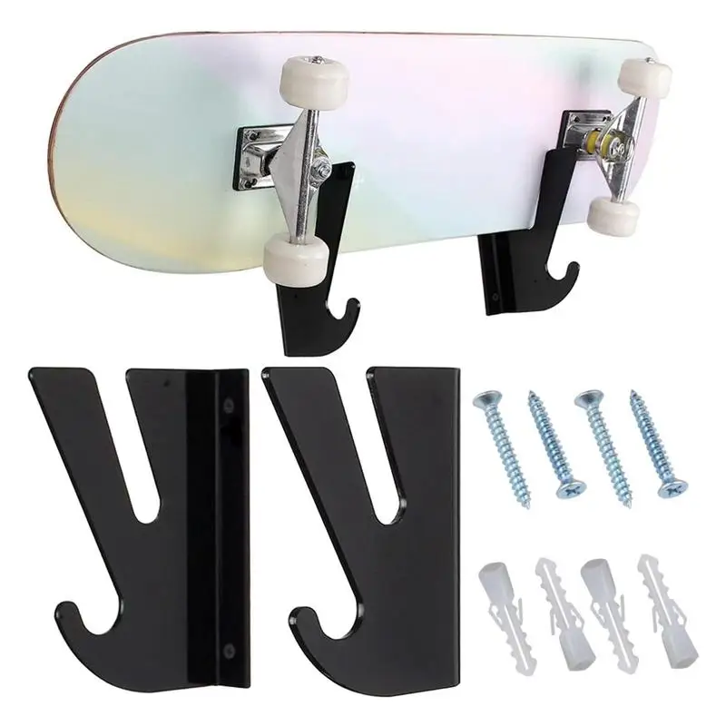 Skateboard Holder Skateboard Hangers For Wall Skateboard Rack Strong Acrylic For Ski Board Aquaplane Complete Skateboard Deck