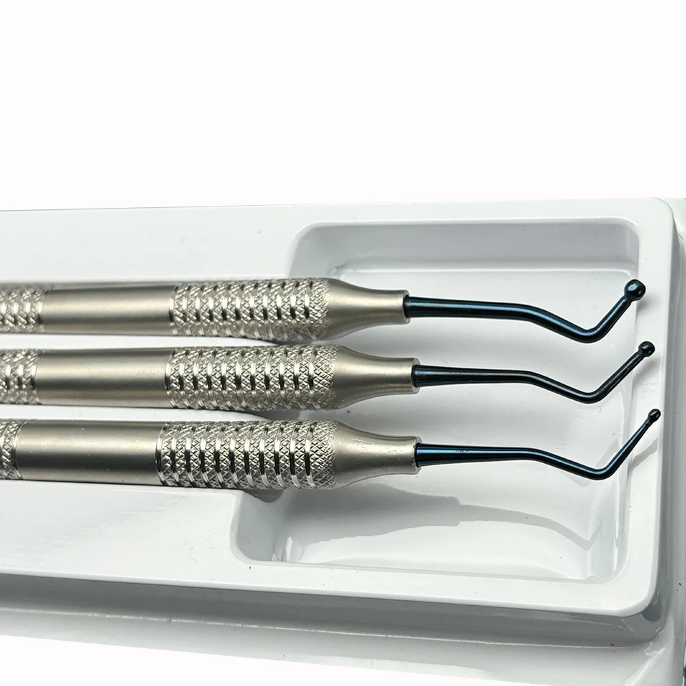 3 szt. Żywica kompozytowa dentystyczna szpatułka do napełniania żywicy zestaw do napełniania narzędzia do naprawy dentysty narzędzia do odbudowy stomatologii Instrument — zdjęcie 5