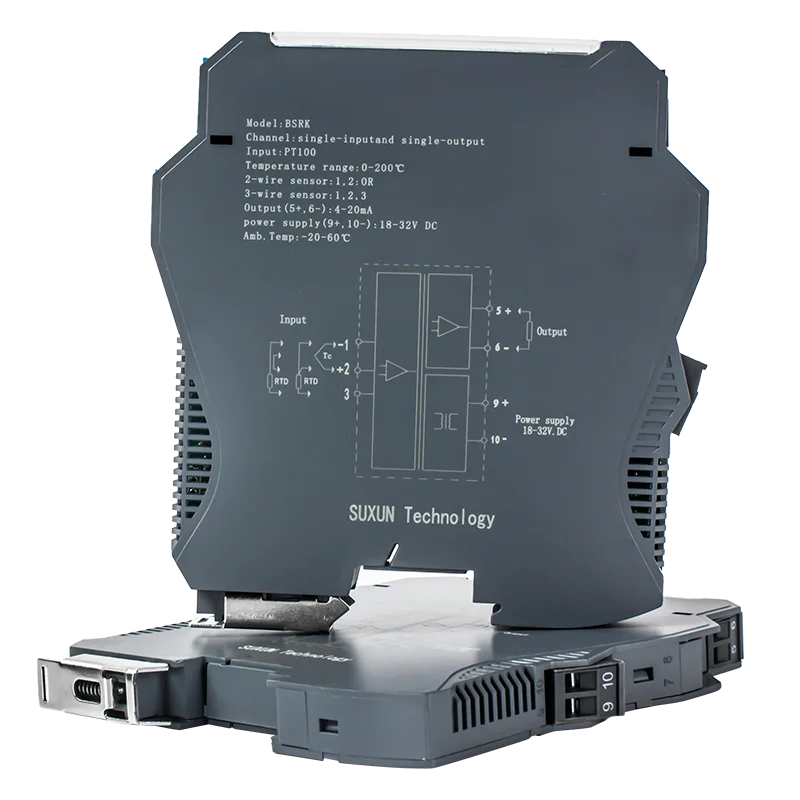 

Intelligent Thermal Resistance Temperature Transmitter Signal Isolation Module Pt100 To Current Voltage RS485 output