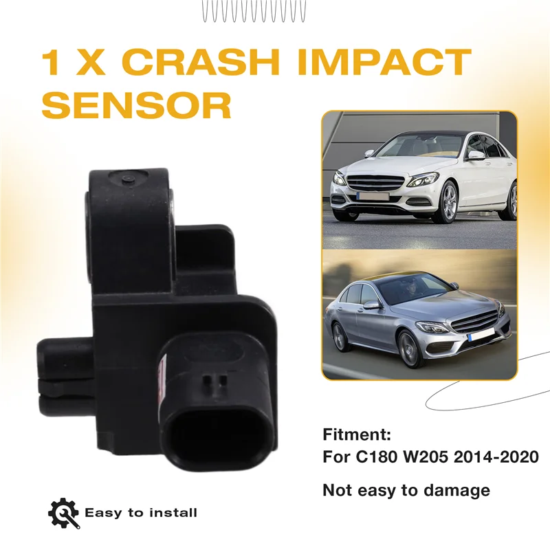Sensor Benturan Depan Kiri A2229051400 Untuk Mercedes Benz C180 W205 2014-2020 Akselerometer Mobil 2229051400