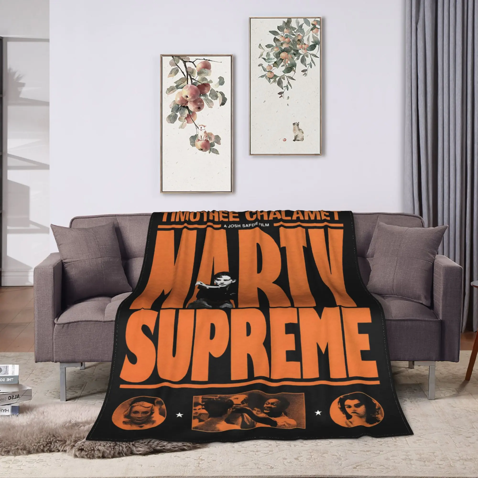 Marty Supreme Timothee Chalamet Blankets Fleece Spring Autumn   Multifunction Warm Throw Blanket for Home Travel Bedspreads