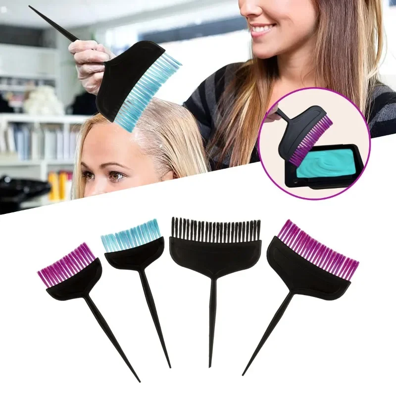 Hair Baking Oil Dyeing Brush Styling Tools Hair Salon Soft Bristled Brush Dye Brushes Dyeing Highlight Tint Hairbrush