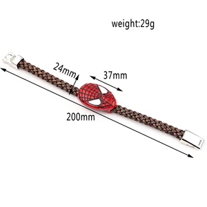 12ベストセールスマーベルチャームブレスレット-6