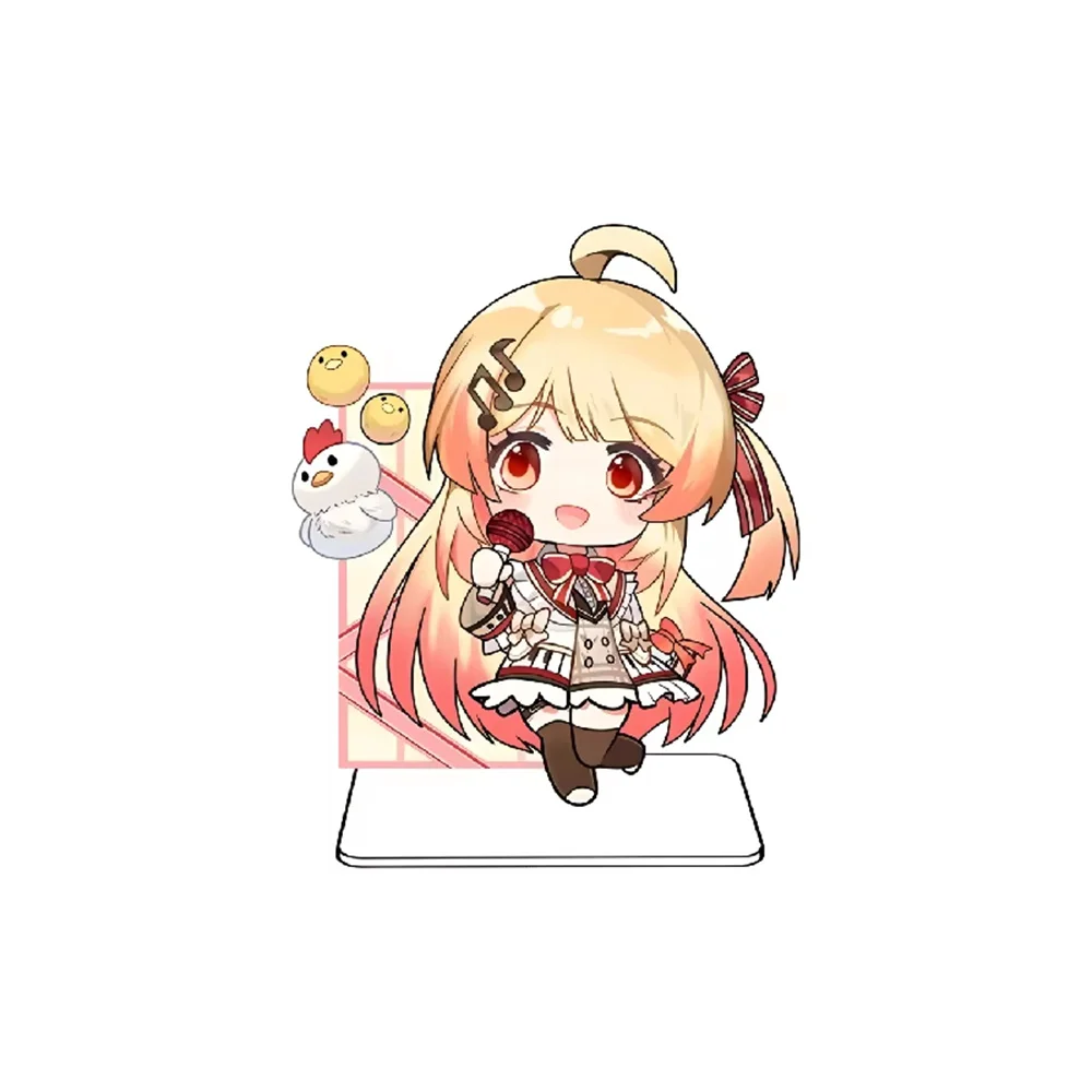 10cm HOT Hololive Vtuber Acrylic Figure Keychain shell boy acrylic standing sign humanoid handmade desktop decoration Gifts view 6