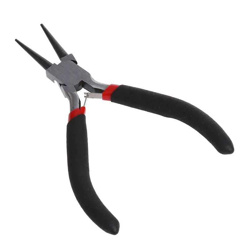 

T61C_Round Nose Pliers Hobby Craft Beading Jewellery Making Tool Black