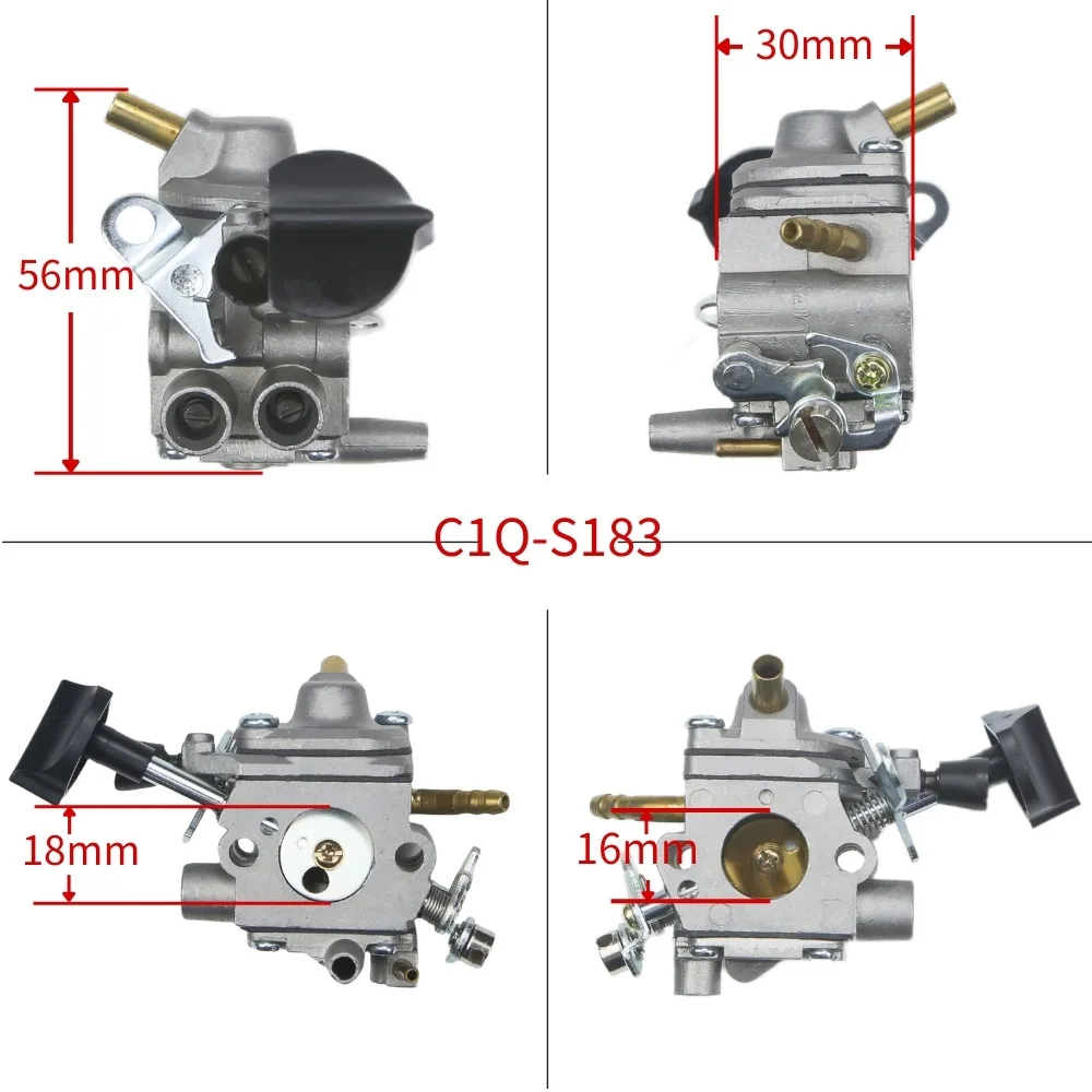 For Stihl/ZAMA BR500 BR550 BR600 Backpack Blower C1Q-S183 C1Q-S184 Carburetor Replacement