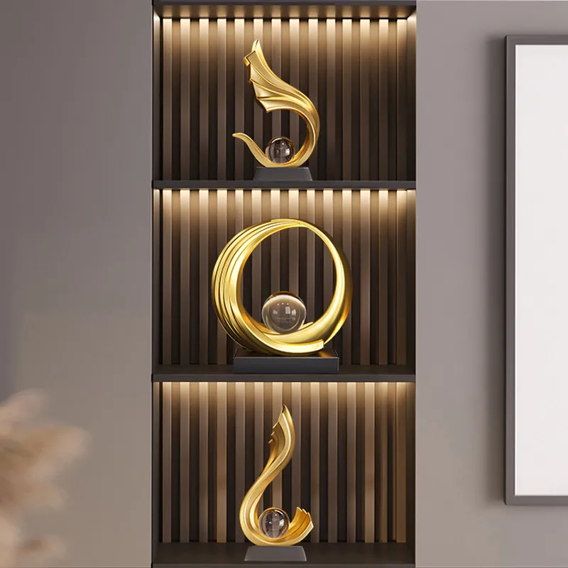 DSA's wealth is rolling in  cabinets, decorative ornaments, light luxury, high-end living room TV cabinets, high-end atmosphere