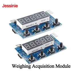 Load Cell AD Weight Pressure Sensor Module LED Display 24-bit Weighing Instrument Electronic Scale Type-C 5V TTL Modbus RTU
