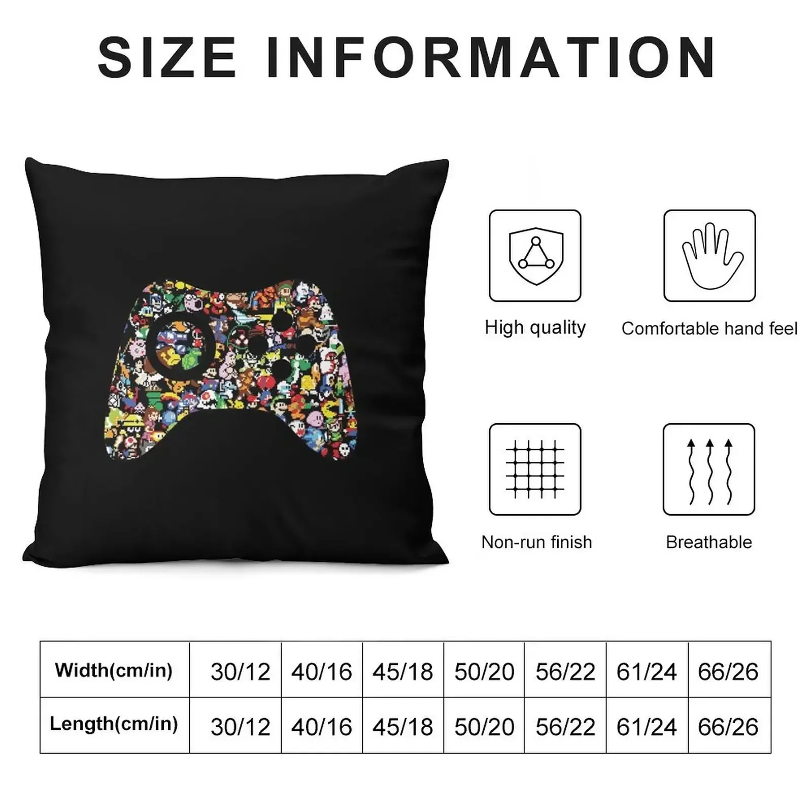 Controller Collage Throw Pillow Bed pillowcases Sofa Cushion Cover Decorative pillow case christmas ornaments 2025 pillow