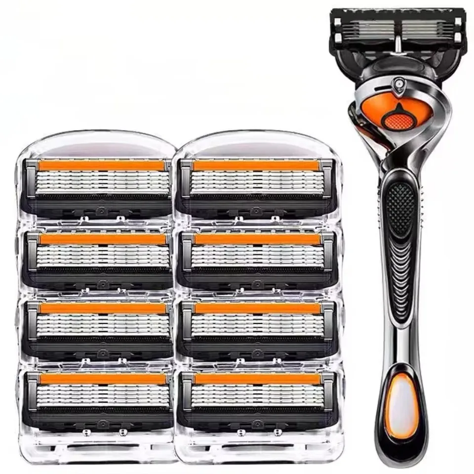 5-layer shaving blade, five manual shaving blade, imported blade, universal replacement blade head, men's cleaning and washing