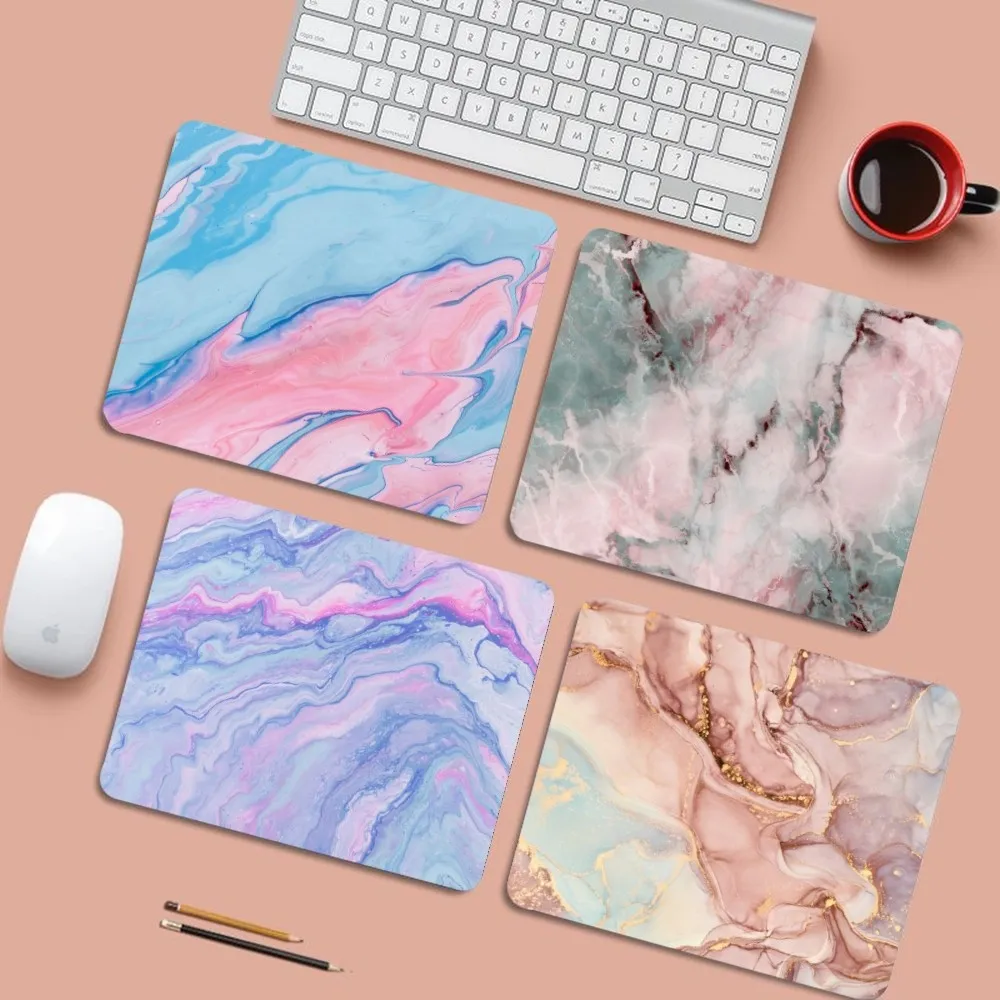 

Marble Mousepad 25x29cm Small Table Mat Student Mousepad Computer Keyboard Pad Games Pad Desk Mat for PC Gamer Mousemat