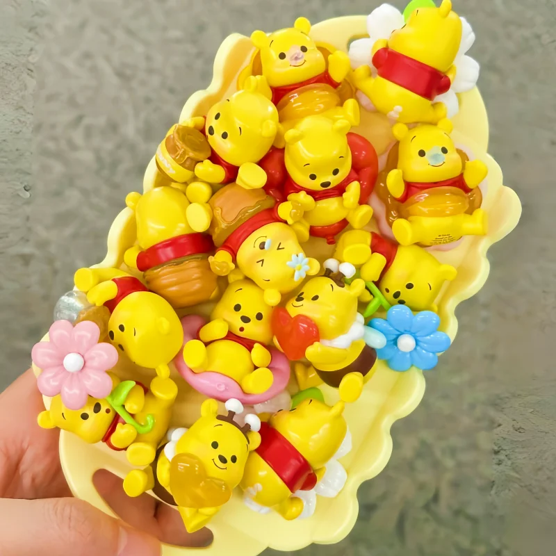 

Kawaii Disney Винни-Пух, слепая сумка, фигурка серии, загадочная коробка-сюрприз, модель куклы, игрушка для модных коллекционеров