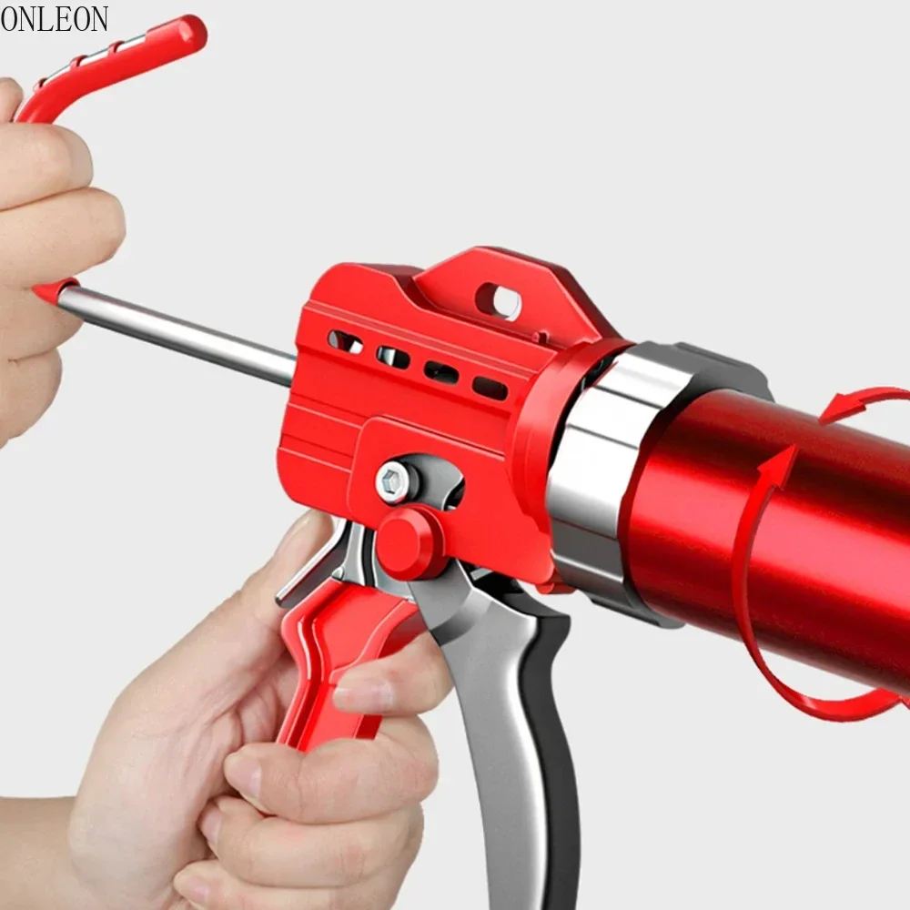 Pistolet do kleju o konstrukcji miękki klej 10/15-calowej wielofunkcyjny pistolet do ręcznego uszczelniania pistoletów do klej do szkła narzędzia wykończeniowe szyb