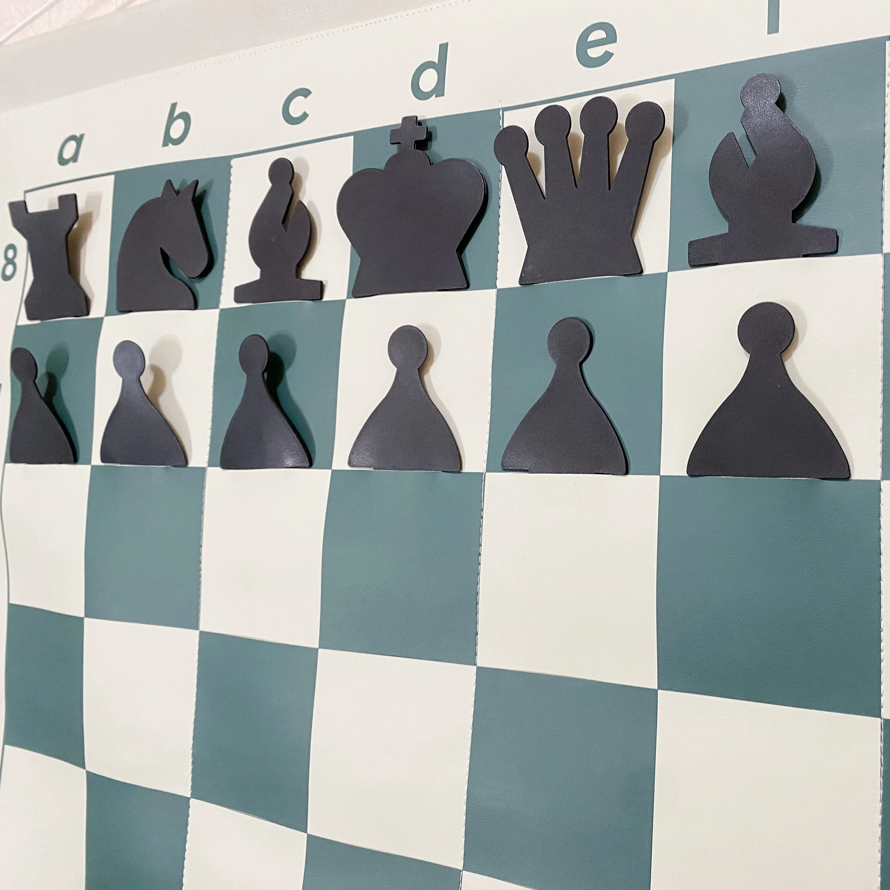 Wall Hanging Chess Demo Board 66cm - Chess Training Visual Aid, Chess Coaching Tool, Chess Teaching Board, Chess School Display