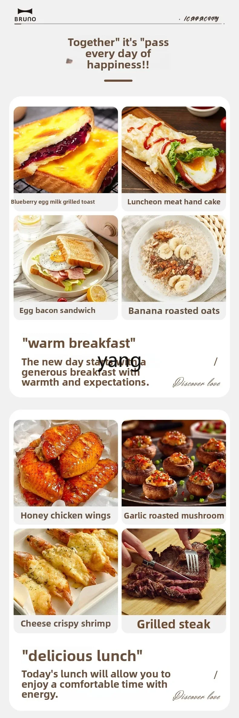 LMM5L Electric Oven Household Visualization Large Capacity Electric Fryer Cooking Machine