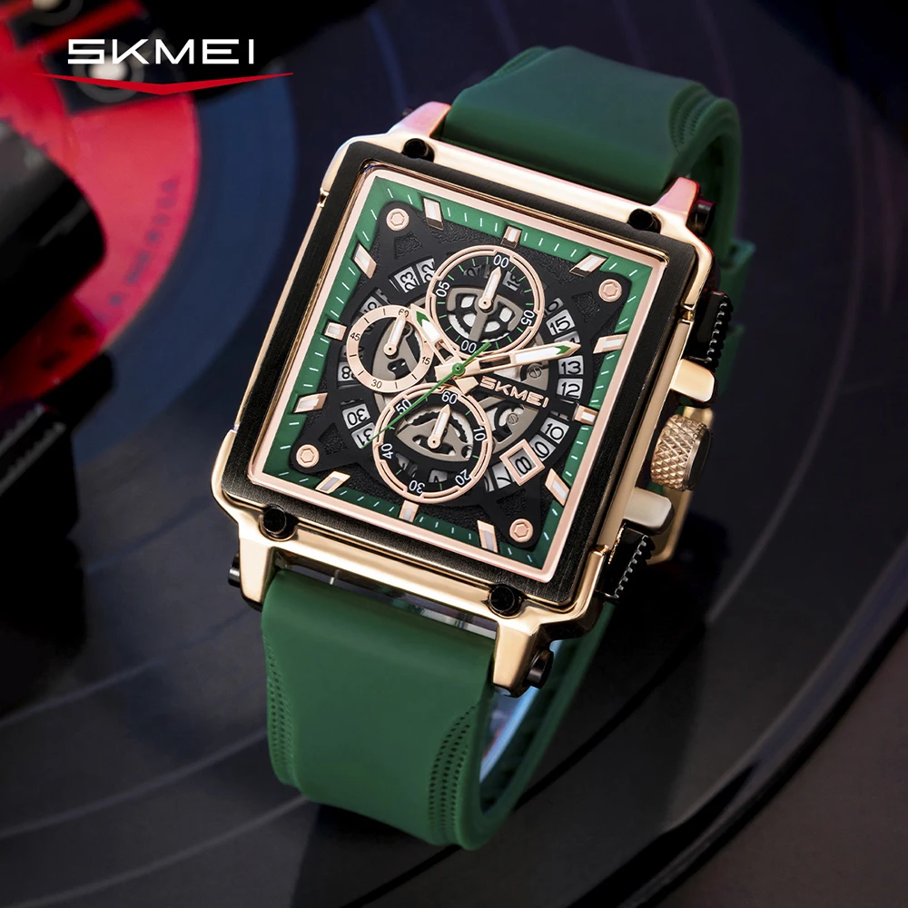 Skmei masculino design de moda relógio de pulso luxo à prova dwaterproof água relógio data relógios movimento relógio quartzo para homens feminino reloj hombre