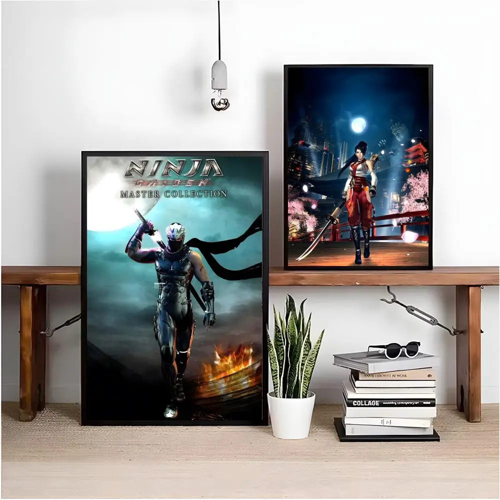ملصق N-Ninja Gaiden II عالي الدقة ذاتي اللصق مقاوم للماء مثالي للمنزل والمكتب وغرفة النوم هدية رائعة