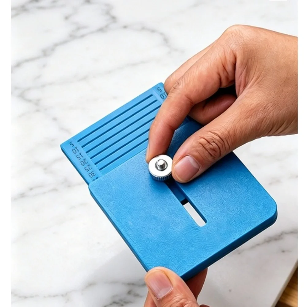 Furniture Laminate Vinyl Trimming Ruler for Edge Cutting with Built-in Scale for Smooth Clean Finish on Surfaces