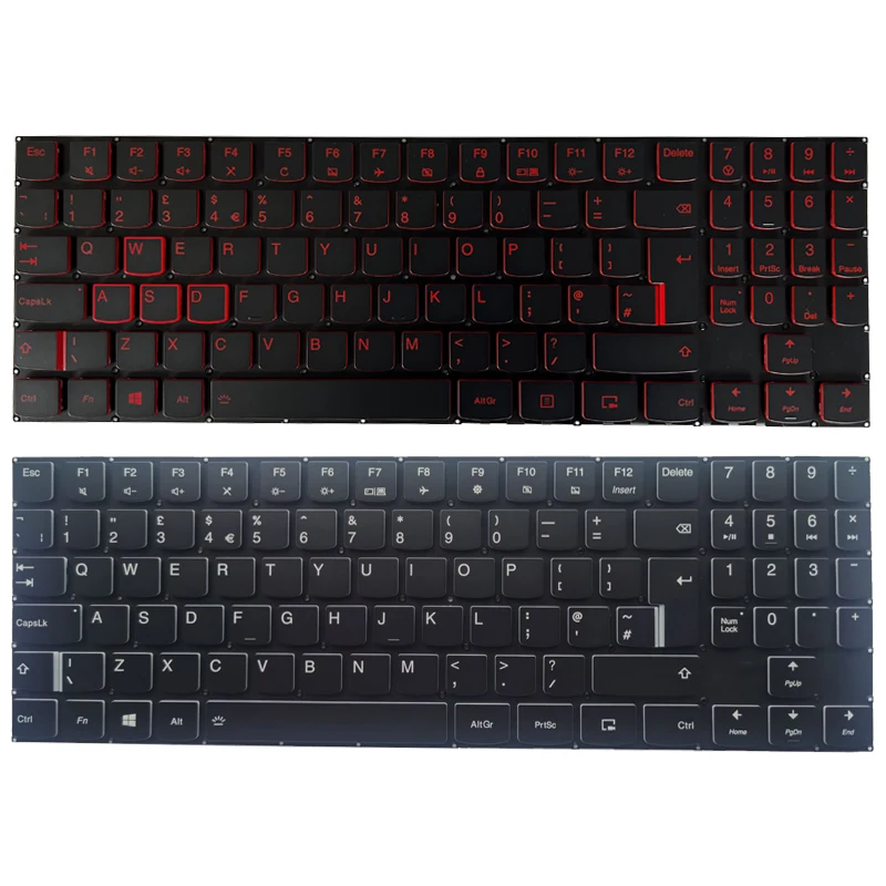 

New UK laptop keyboard for Lenovo Legion Y530-15ICH Y540-15IRH Y720-15IKB Y520-15IKB Y540-17IRH R720-15IKB Y7000 Y7000P