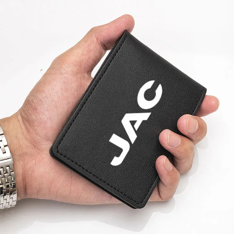 Auto Driver License Cover Unisex Formal Bag PU Leather Credit Card Holder For JAC Refine J347 JS234 S23457 Vapour T8 Accessories