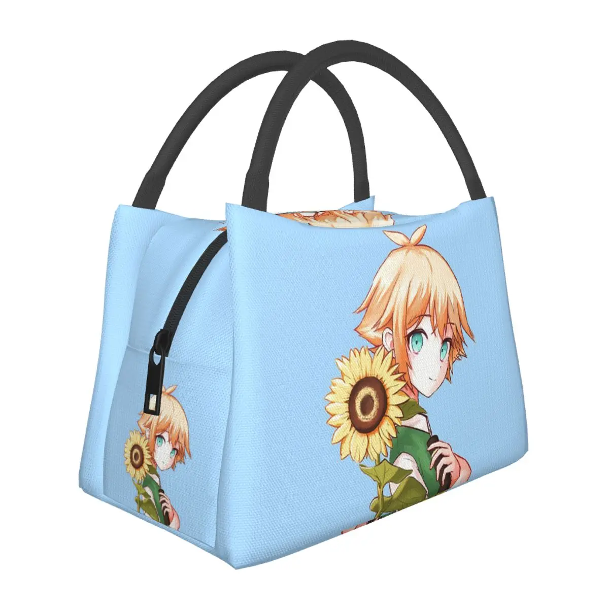 Omori Hero Sunny Basil Lunch Bags Insulated Bento Box Leakproof Lunch Tote Picnic Bags Cooler Thermal Bag for Woman Kids Travel