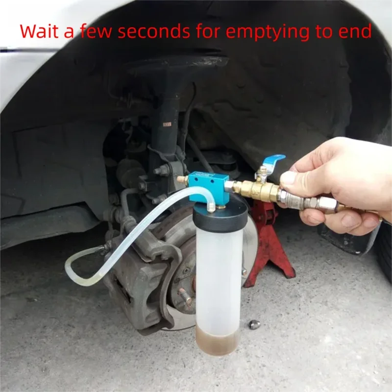 Universal Car Brake Fluid Oil Change Tool Manual Pneumatic Vacuum Bleeder Extractor for Auto Motorcycle Maintenance Kit view 5