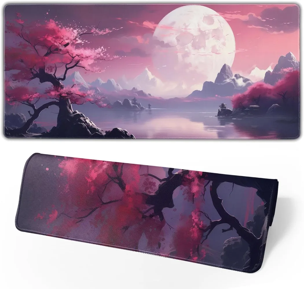 Alfombrilla de mouse grande japonesa de acuarela para juegos mouse pad anime mousepads gaming mousepad gamer offices accessories