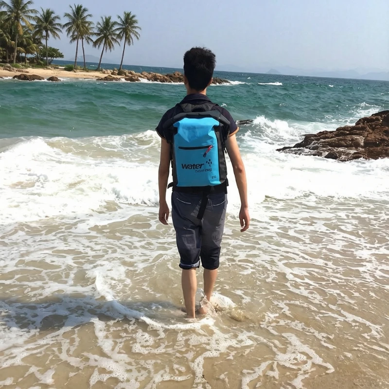 Waterproof Dry Bag Floating Backpack Roll Top Dry Sack for Kayaking Swimming Boating Rafting Camping Hiking Outdoor Adventure