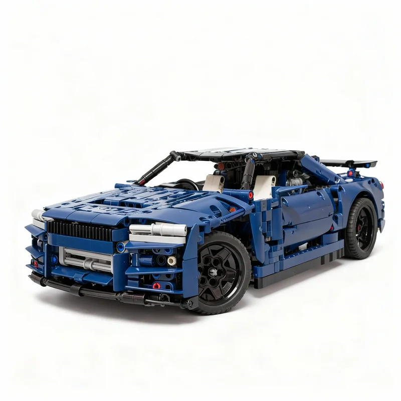 

1399pcs MOC Nissan Skyline R34 B Model Technical Building Blocks Construction Toy Christmas Gifts DIY Creative Idea Education