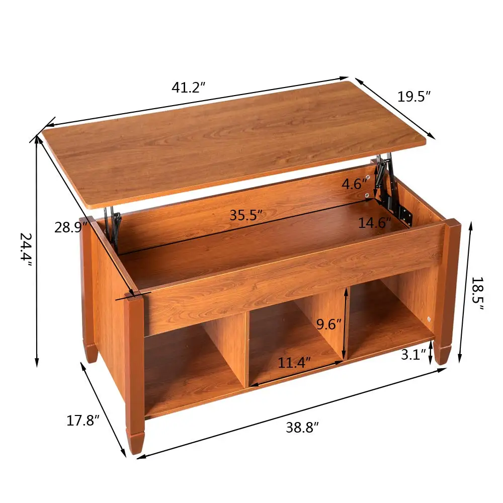 Farmhouse Lift Top Coffee Table 41