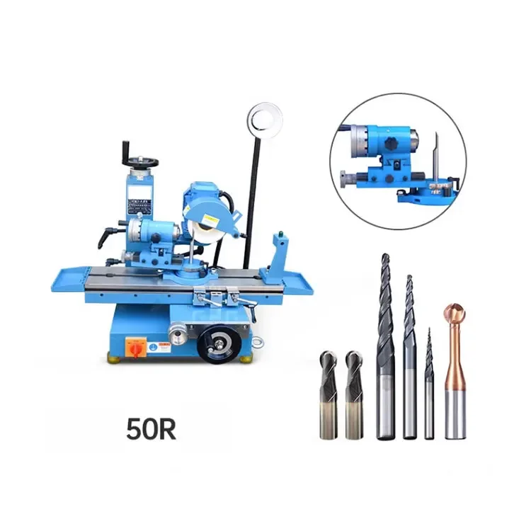 universal tool cutter grinder + 50R for Grinding cnc ball nose mill and end mill cutter