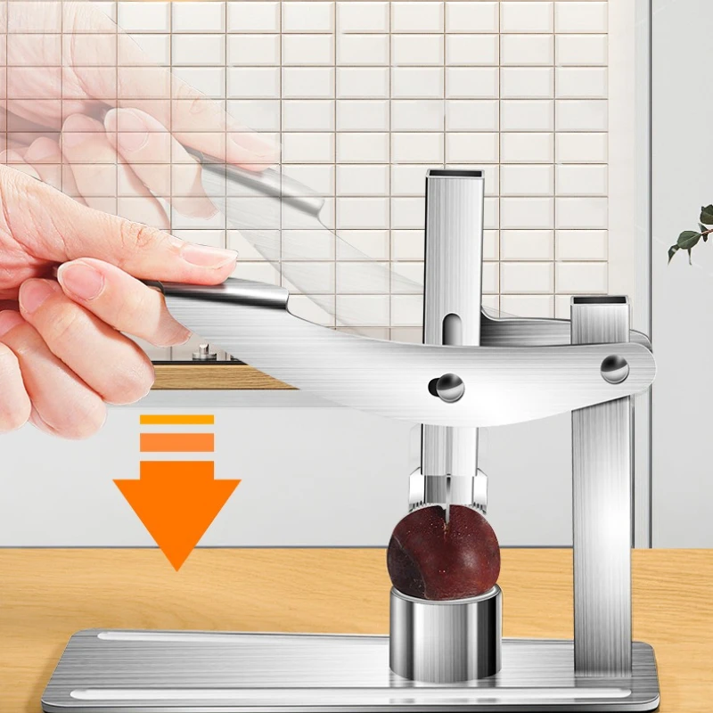 الفولاذ المقاوم للصدأ الثقيلة الكستناء المفرقع المحمولة كسارة البندق Cutte الكستناء كليب عدم الانزلاق مقبض الجوز فتاحة أداة أدوات