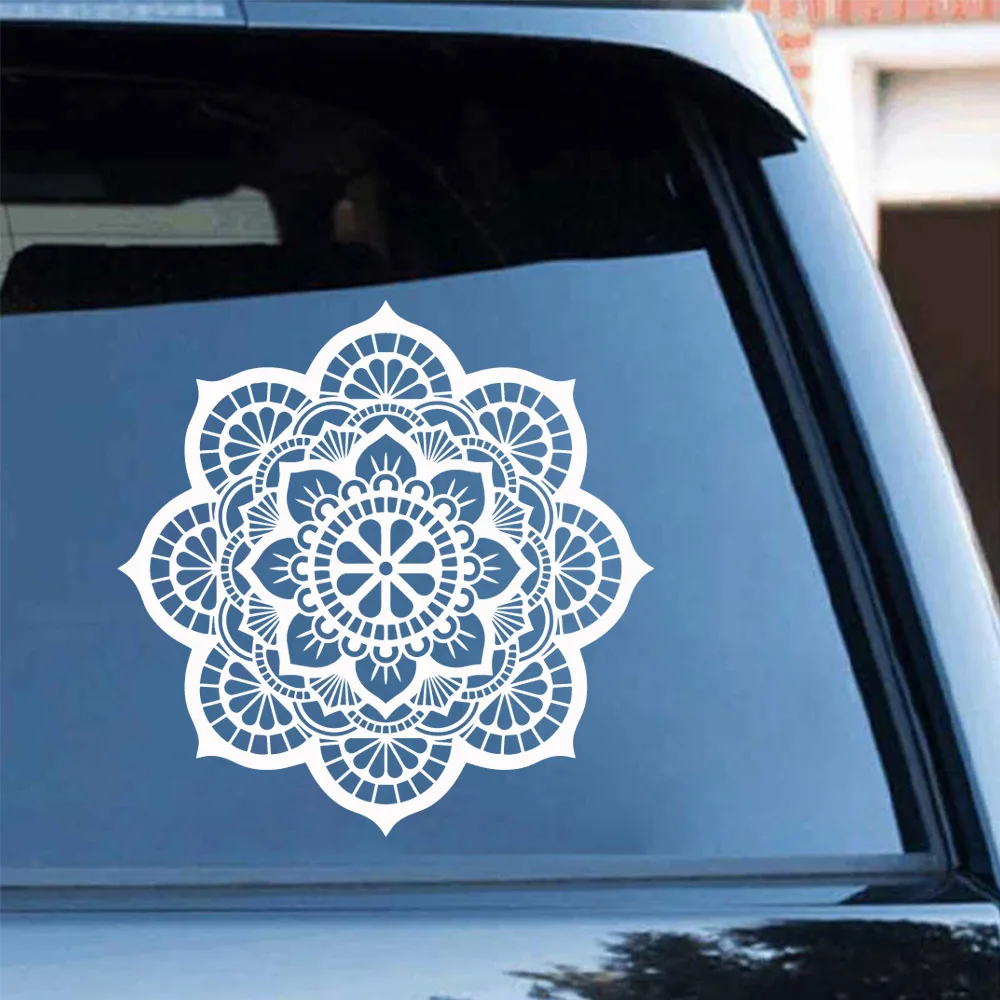 Car-styling Mandala Car Decal Rearview Mirror Side Decal Stripe Vinyl Truck Vehicle Body Accessories