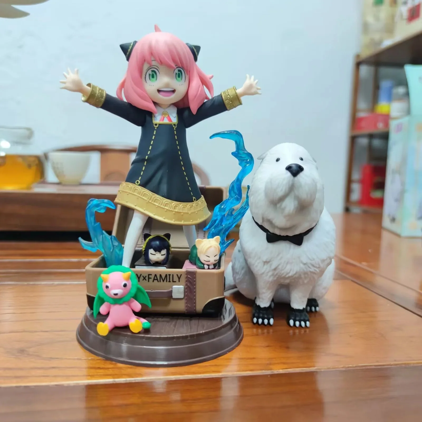 SPY×FAMILY Anya Anime Figure Bond Dog Anya Forger Action Figures Kawaii Girl Dog Figurine PVC Collection Model Doll Toy