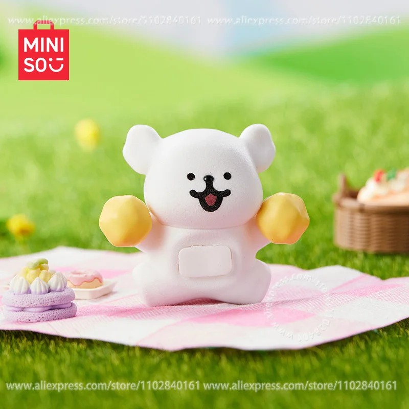 MINISO Car Aromatherapy Ornaments Blind Box Maltese Series Cute Model Peripheral Toys Kawaii Dolls Cartoon Figures Birthday Gift