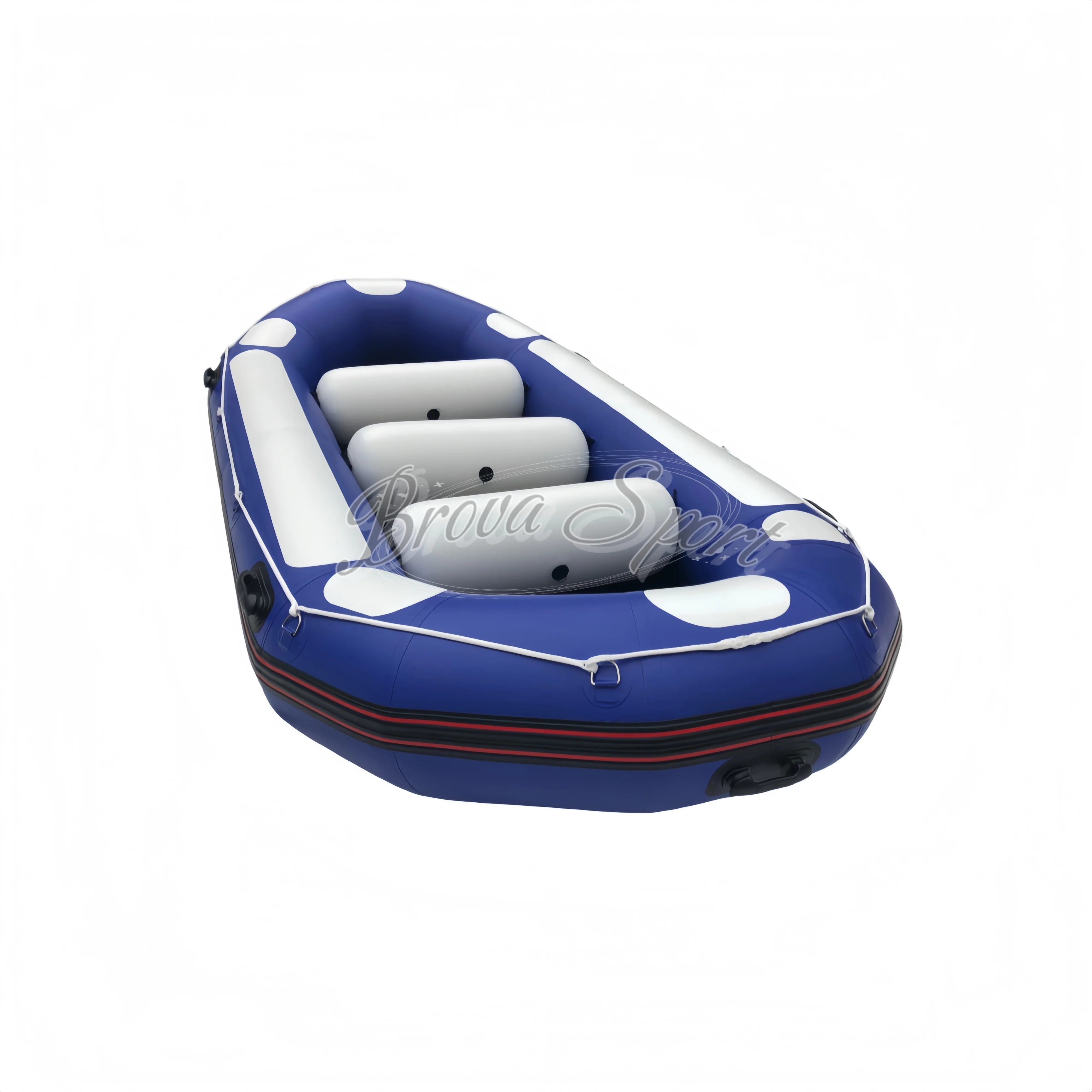 Lightweight Inflatable PVC Rowing Boat White Water Pack Raft 430cm Inflatable Packraft/ Bike Raft Paddle Kayak