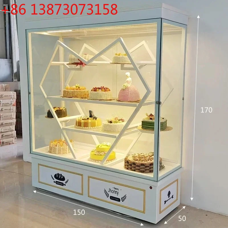 Cake Shop Cake Model Cabinet Display Stand Bread Display Cabinets Glass Commercial Window