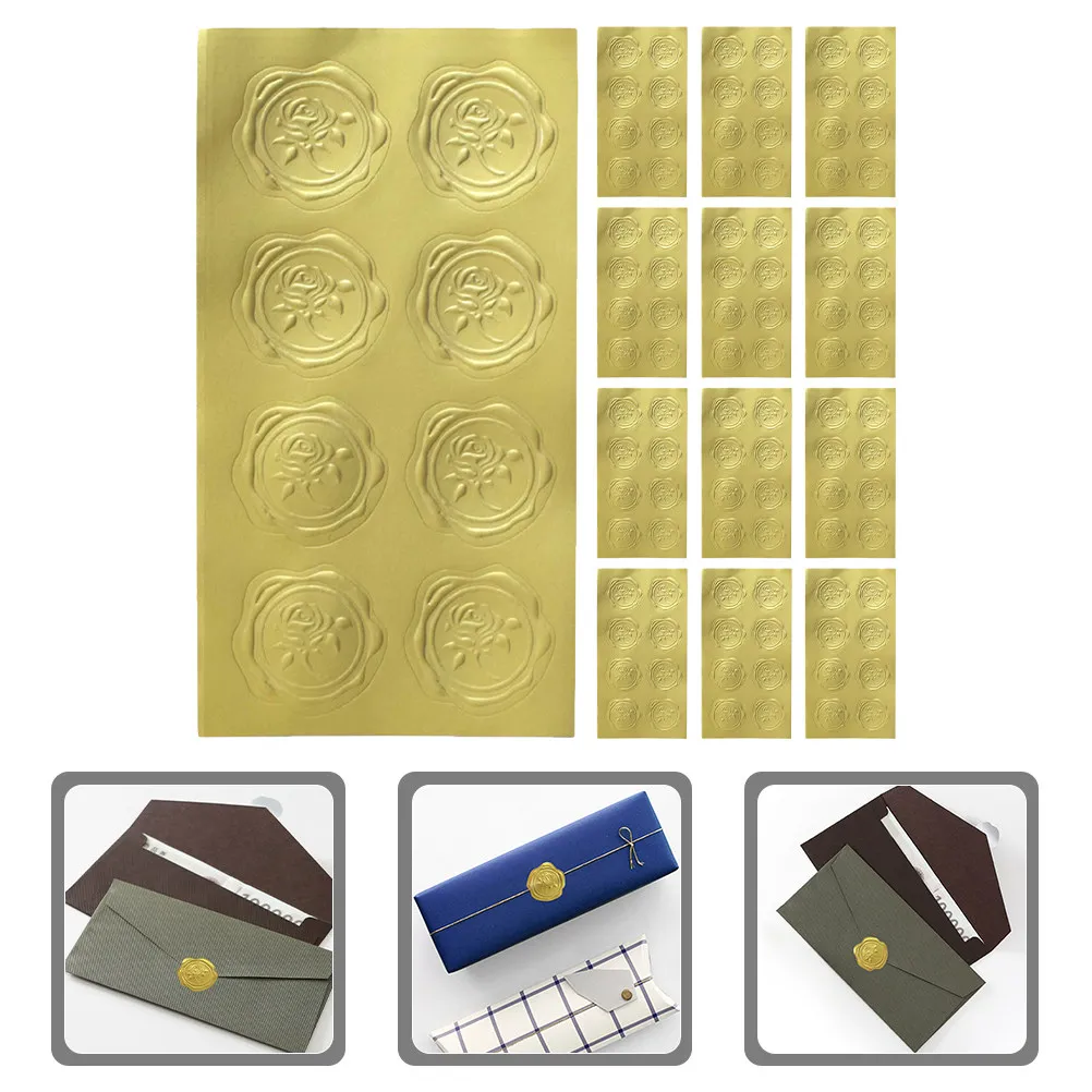 20Sheets Strong Adhesion Sealing Stickers Easy Tear Off No Residue Multi Function Gift Box Stickers for Baking Packaging Party