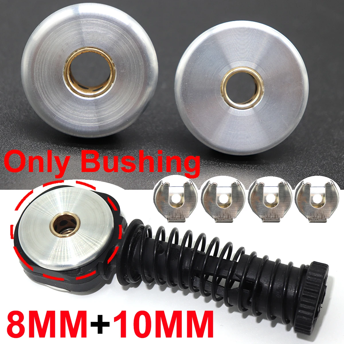 

8MM 10MM MT Gear Shift Cable Linkage Rod Shifter Pivot Bushing W/ Lock Washer Clip Repair For Audi A3 8L 8P VW Jetta 1K Phaeton