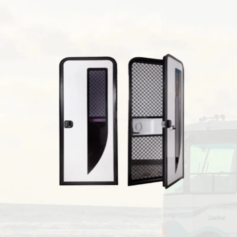 Customized Aluminum Camping Car RV Entry Door 622X1545mm Caravan And Motorhome Door